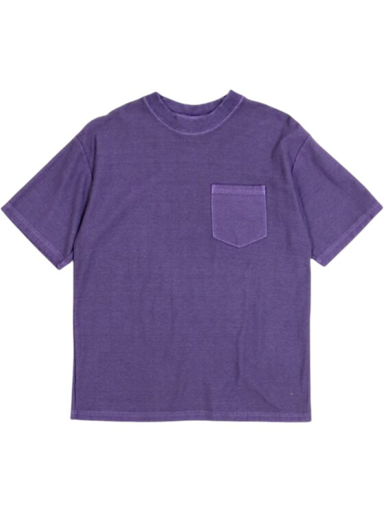 PIGMENT DYE HERRINBONE POCKET TEE